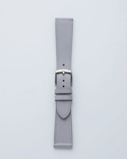 Cinturino in Pelle Scamosciata Grigio "Roma"