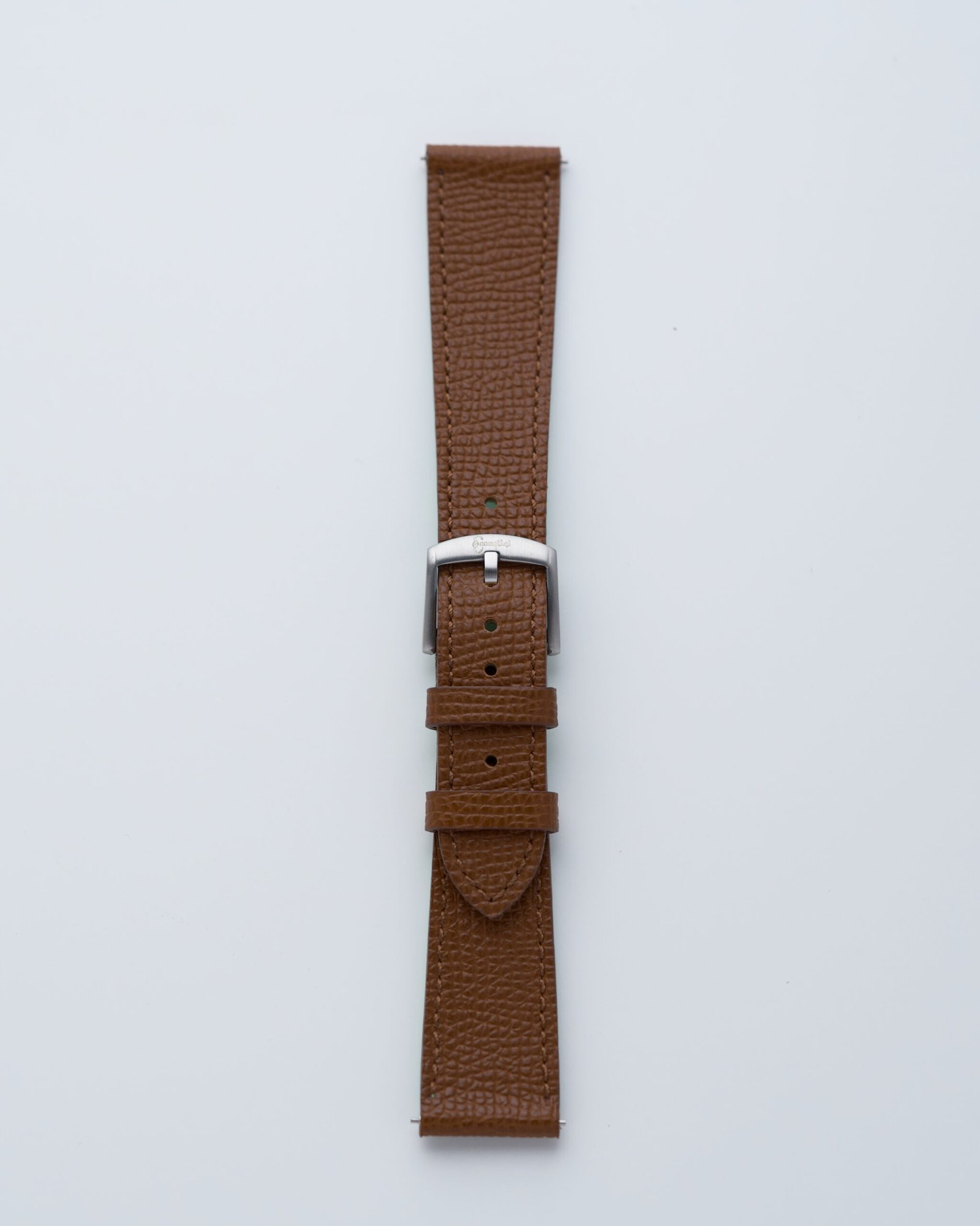 Cinturino in Pelle Martellata Marrone Chiaro “Milano”