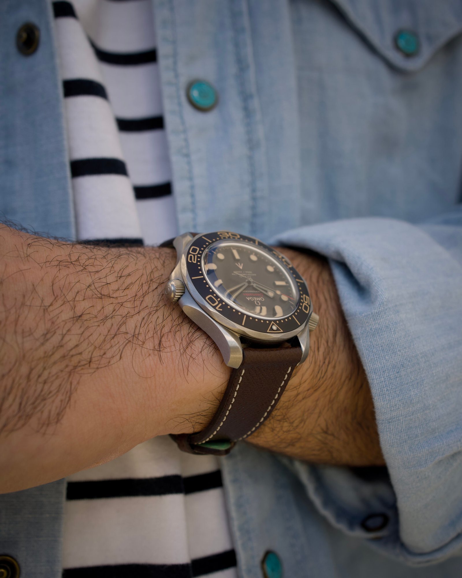 Omega Seamaster- Capri Marrone