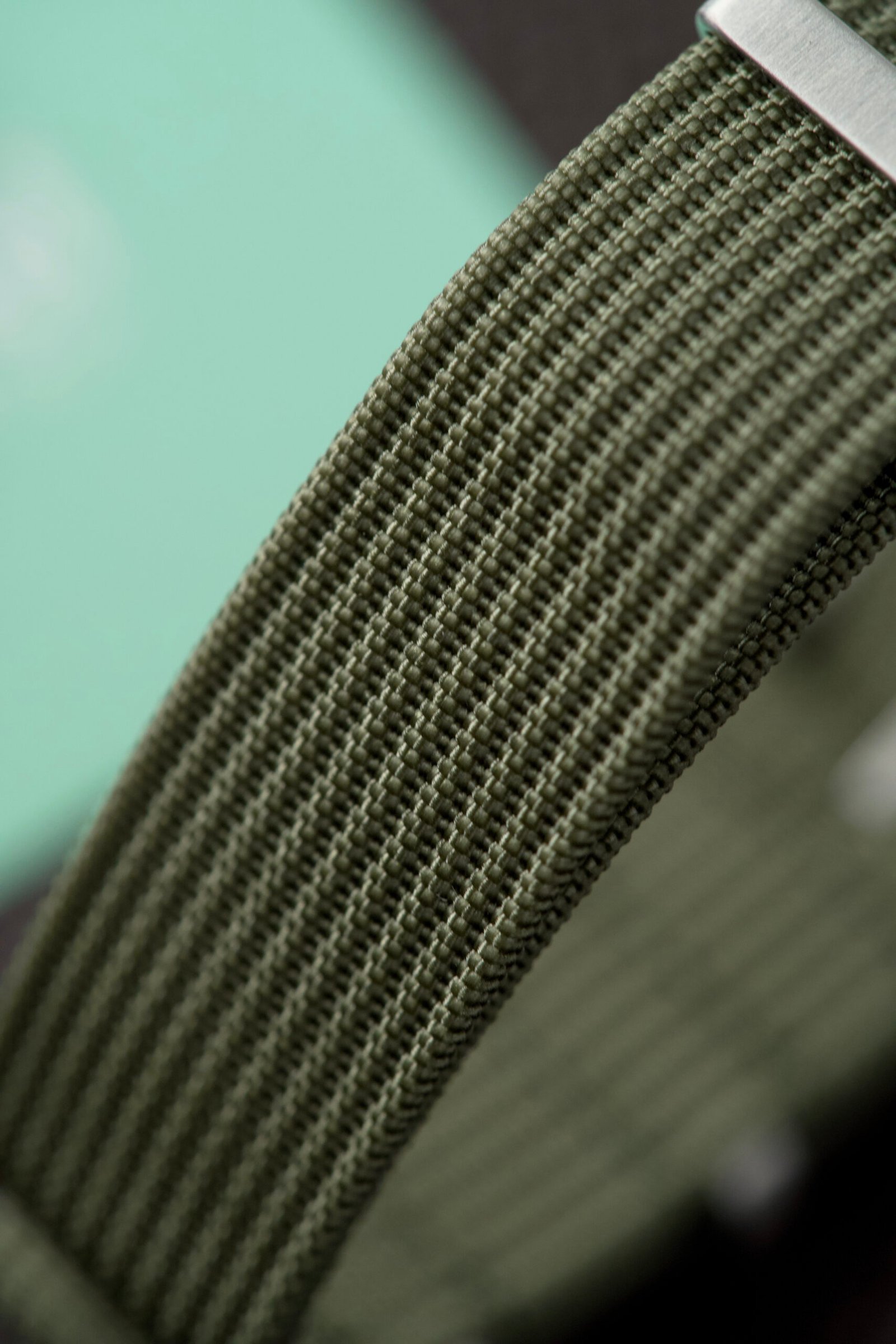 Cinturino in Nylon "London" Verde Militare - immagine 3