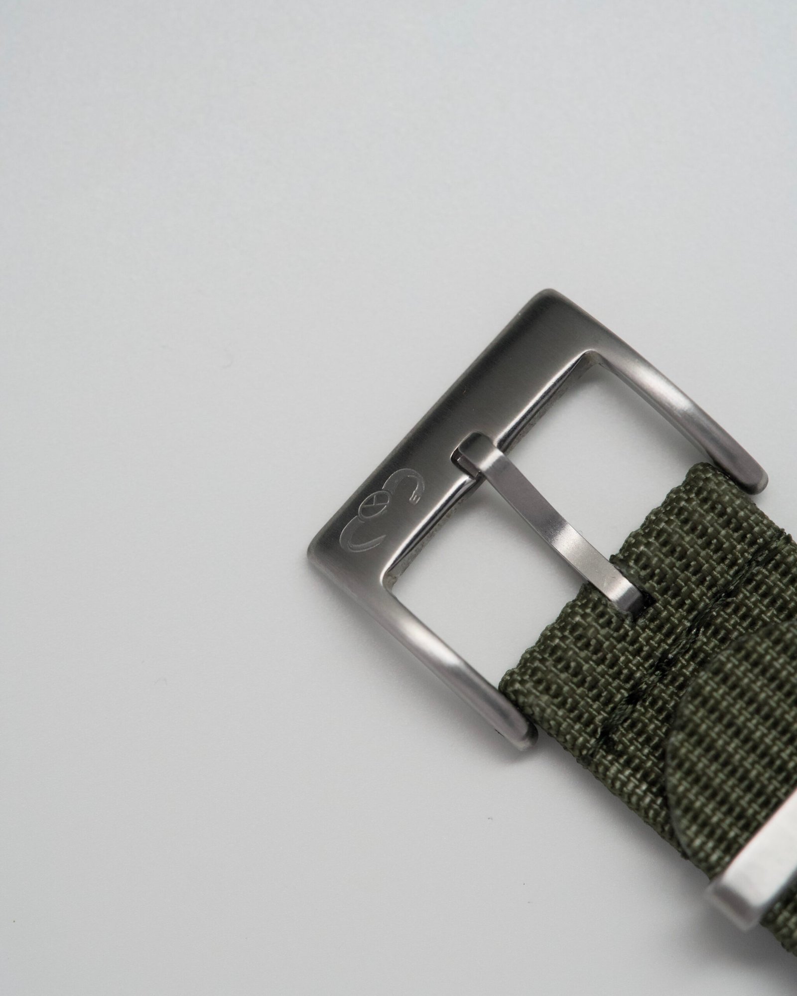 Cinturino in Nylon "London" Verde Militare - immagine 4